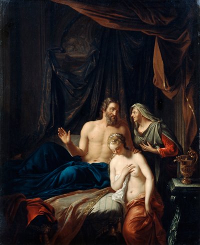 Sarah Apresentando Hagar a Abraão, final do século XVIII de Adriaan van der Werff