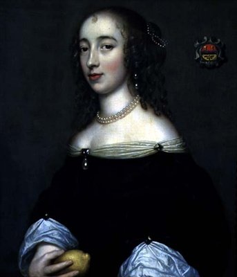 Retrato de uma Senhora, possivelmente Margaret Lemon, c.1665 (óleo sobre tela) de Adriaen (circle of) Hanneman