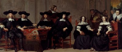 Governadores e Governantas da Casa de Hóspedes dos Antigos Homens e das Mulheres de Adriaen Backer