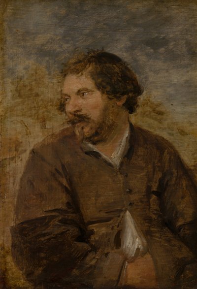 Um homem gordo de Adriaen Brouwer