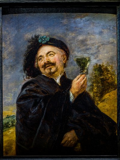 Um bebedor alegre de Adriaen Brouwer