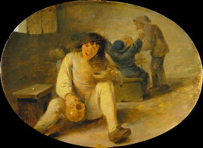 Camponês Bêbado de Adriaen Brouwer