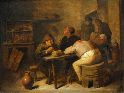 Tabagie - Interior de um estabelecimento público ... de Adriaen Brouwer