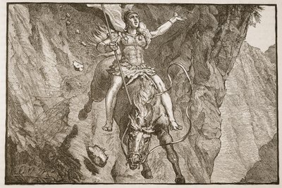 O sacrifício de Curtius de Adriaen Brouwer