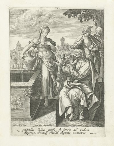 Conversa com a mulher samaritana
Vida de Cristo (título da série)
Vita I. Christi (título da série) de Adriaen Collaert