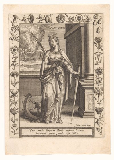 Santa Catarina de Adriaen Collaert
