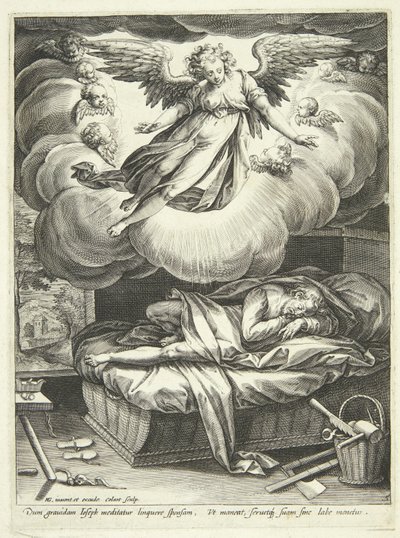 Anunciação de José de Adriaen Collaert