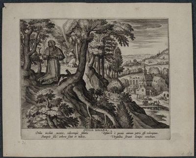Otilia Bavara. de Adriaen Collaert