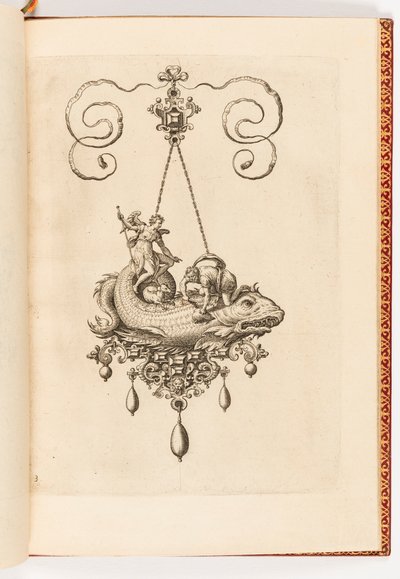 Placa 3, de touros etc. Arquétipo de Pars artificiais de Adriaen Collaert