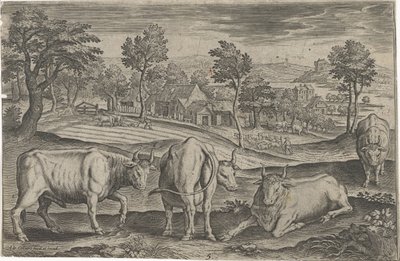 Runderen
Vierpotige dieren (título da série)
Animalivm Qvaddrvpedvm (título da série) de Adriaen Collaert