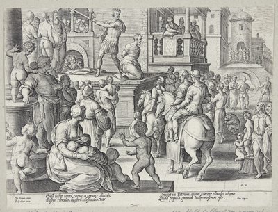 A decapitação de São Tiago de Adriaen Collaert