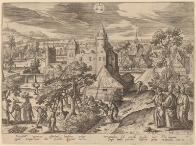 A parábola da figueira estéril de Adriaen Collaert after Hans Bol