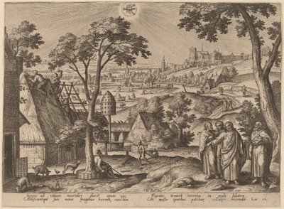 A Parábola do Rico Tolo de Adriaen Collaert after Hans Bol