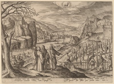 A Parábola dos Dois Filhos e os Lavradores Injustos de Adriaen Collaert after Hans Bol