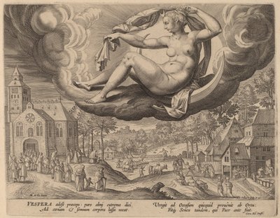 Tarde de Adriaen Collaert after Maarten de Vos
