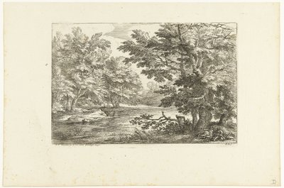 Paisagem com lago de Adriaen Frans Boudewyns