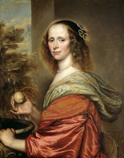 Retrato de uma mulher de Adriaen Hanneman