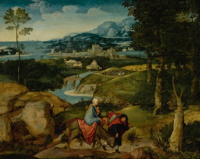 Neerlandês: Paisagem A fuga para o Egito














































" de Adriaen Isenbrandt
