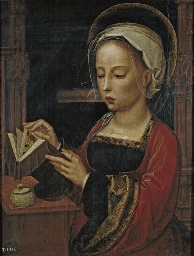 Mary Madalena Reading de Adriaen Isenbrandt or Isenbrant