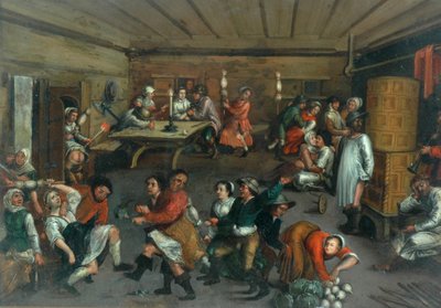 Um holandês Merrymaking, 1622 de Adriaen Jansz. van Ostade
