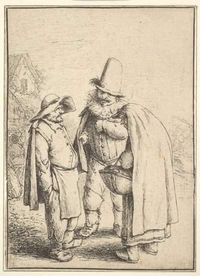 Figuras grotescas, 1610-85. de Adriaen Jansz. van Ostade