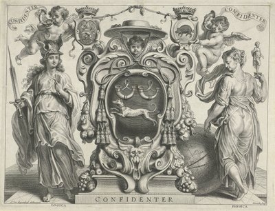 Brasão de armas de Antonius Triest
Confidente (título sobre o objecto) de Adriaen Lommelin