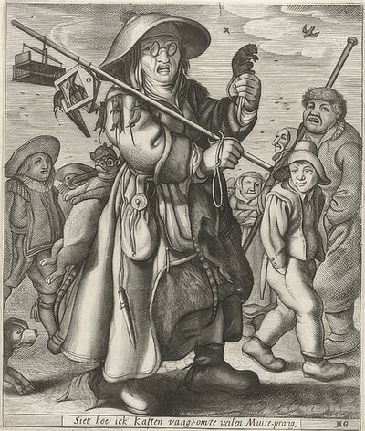 Mäusefänger (Mouse Catcher) de Adriaen Matham