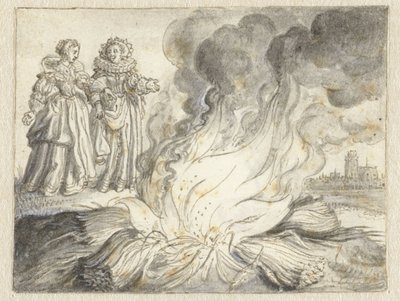 «A paixão é o fogo de nada mais do que palha» de Adriaen Pietersz van de Venne