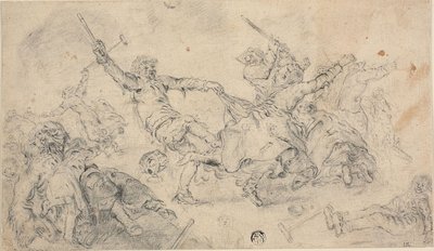 Camponeses em uma briga de Adriaen Pietersz. van de Venne