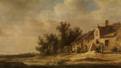 Paisagem (óleo sobre painel) de Adriaen Thomasz Key