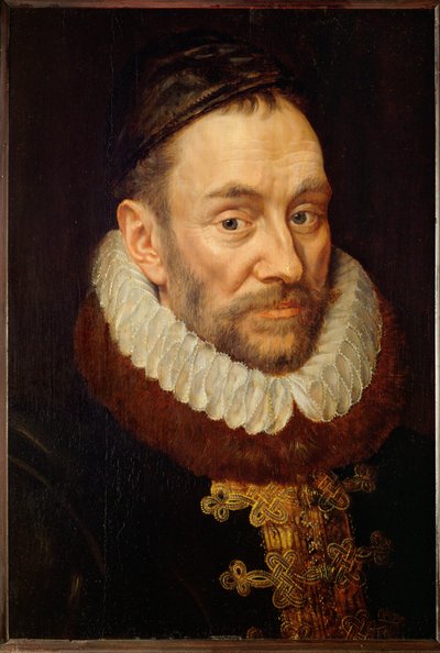 Guilherme de Orange, o taciturno, pai fundador dos Países Baixos e líder da rebelião contra a Espanha ... (óleo sobre madeira de carvalho) de Adriaen Thomasz Key