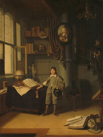 O Jovem num Estudo de Adriaen van Gaesbeeck