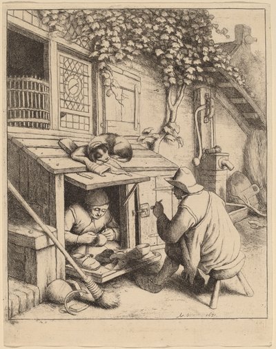 Sapateira de Adriaen van Ostade