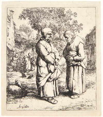 Os dois contos de fofocas de Adriaen van Ostade