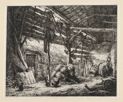 O celeiro de Adriaen van Ostade