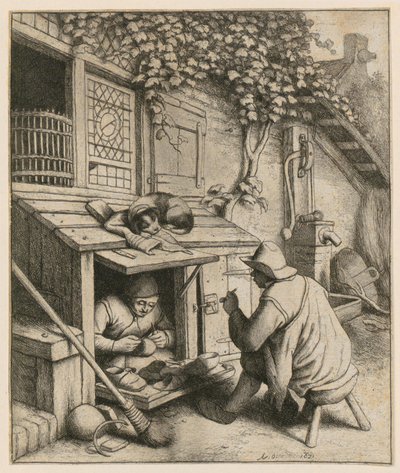 Sapateiro de Adriaen van Ostade