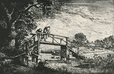O Pescador, 1906. de Adriaen Jansz. van Ostade