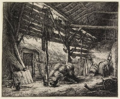 O Celeiro de Adriaen van Ostade