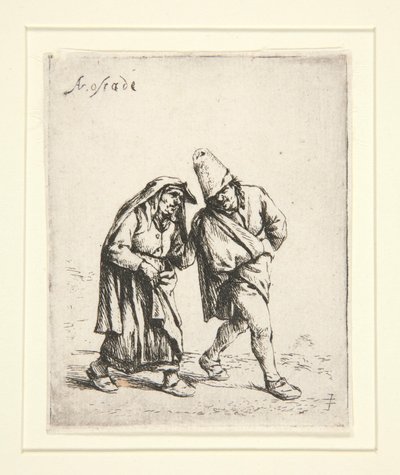 A Caminhada de Casal de Adriaen van Ostade