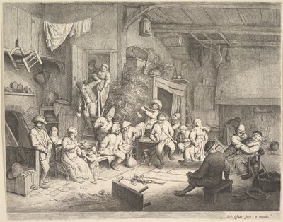A dança na estalagem de Adriaen van Ostade