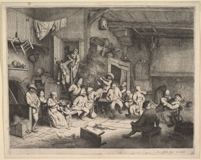 A dança na estalagem de Adriaen van Ostade