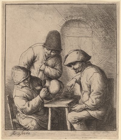 A jarra vazia de Adriaen van Ostade