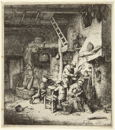 A família de Adriaen van Ostade