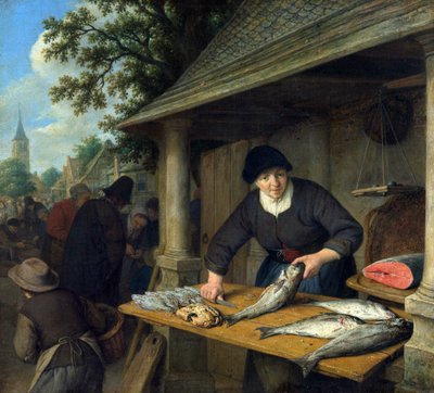The Fishwife de Adriaen Jansz. van Ostade