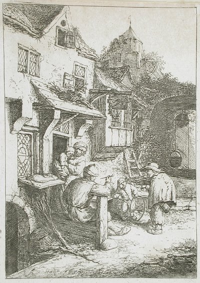 O violinista corcunda de Adriaen van Ostade
