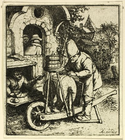 O amolador de facas de Adriaen van Ostade