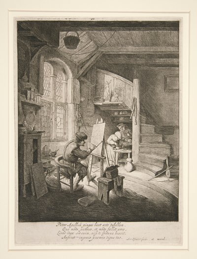 O Pintor no seu Estúdio de Adriaen van Ostade