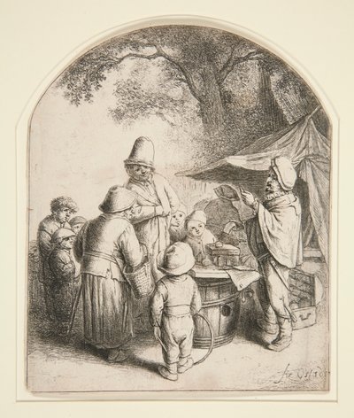 O Quacksalver de Adriaen van Ostade