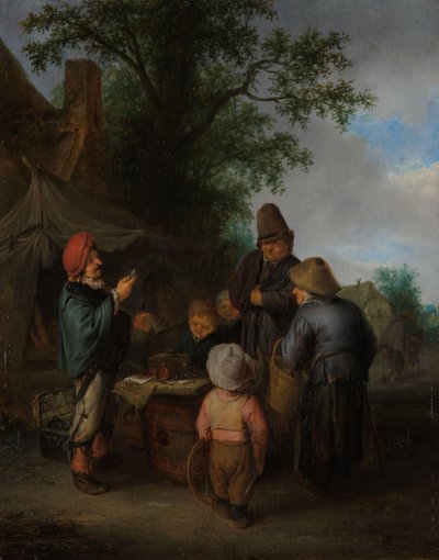 O Quacksalver de Adriaen van Ostade