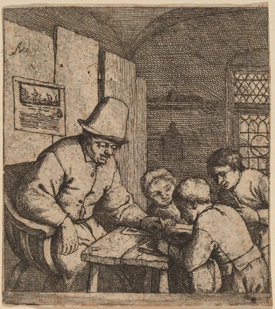 O mestre-escola de Adriaen van Ostade